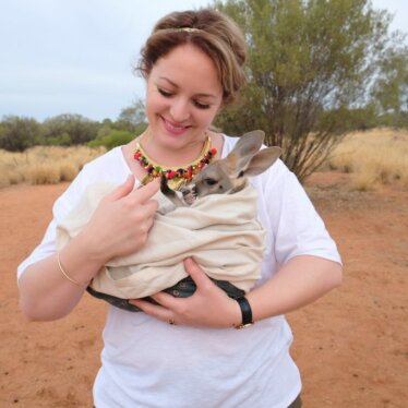 Coup de ♥ : Ma rencontre avec les bébés Kangourous à Alice Springs